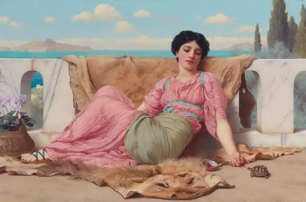 Godward, John William: Tortue affectueuse