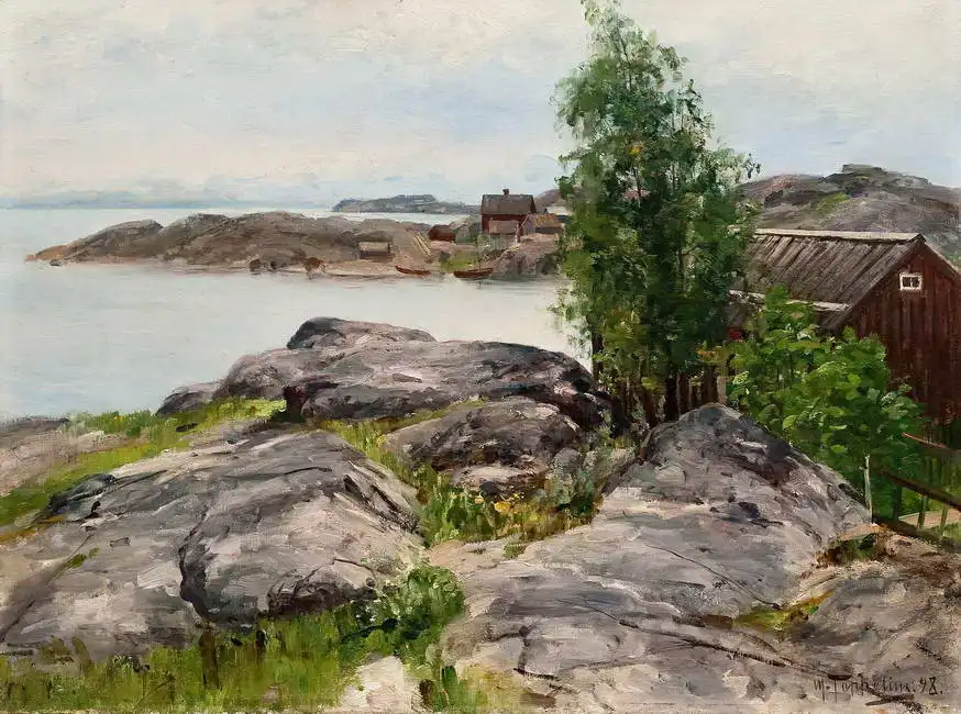 Toppelius, Woldemar: Dans les fjords