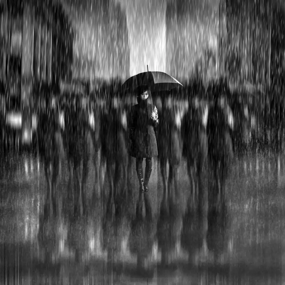 Bunjamin, Antonyus: Mädchen im Regen