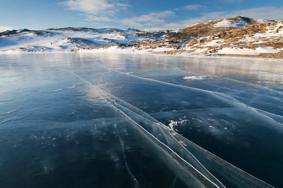 Neznámý: Zamrzlý Bajkal, Sibiř