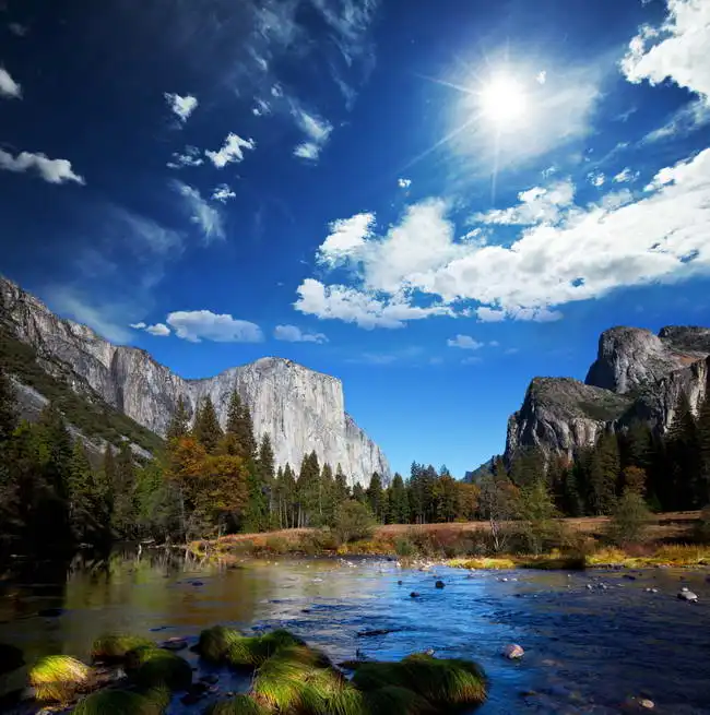 Neznámý: Yosemity na jaře