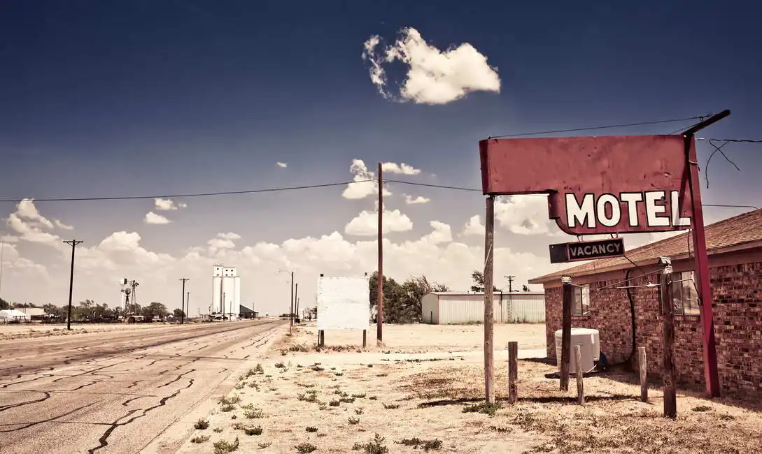Neznámý: Starý motel na Route 66, USA