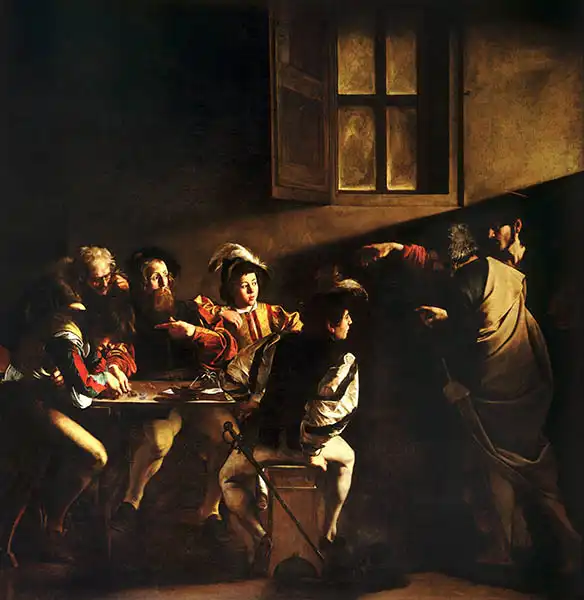 Caravaggio, M.: The Calling of St Matthew