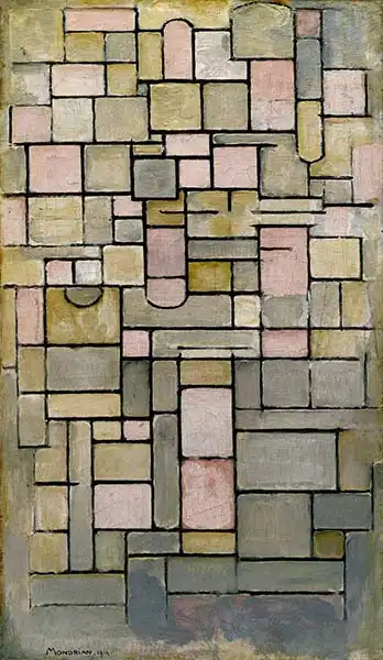 Mondrian, Piet: Kompozice č. 8