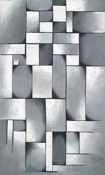 Mondrian, Piet: Kompozice v šedé