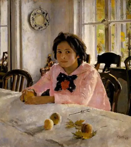 Serov, A. Valentin: Dívka s broskvemi
