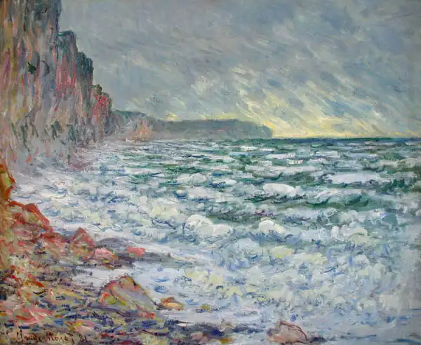Monet, Claude: Moře u Fecampu