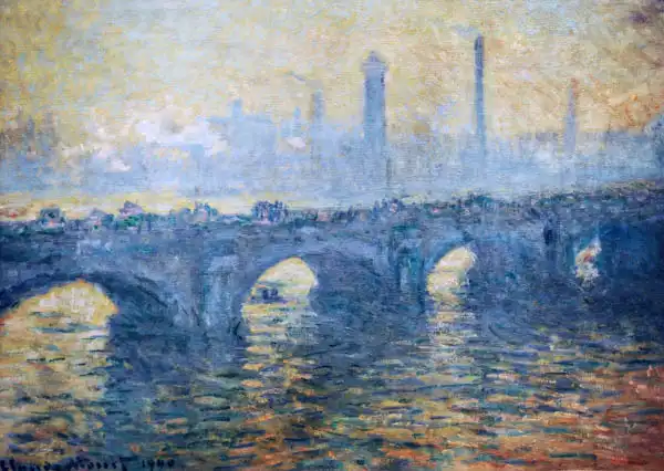 Monet, Claude: Waterloo Bridge, ráno