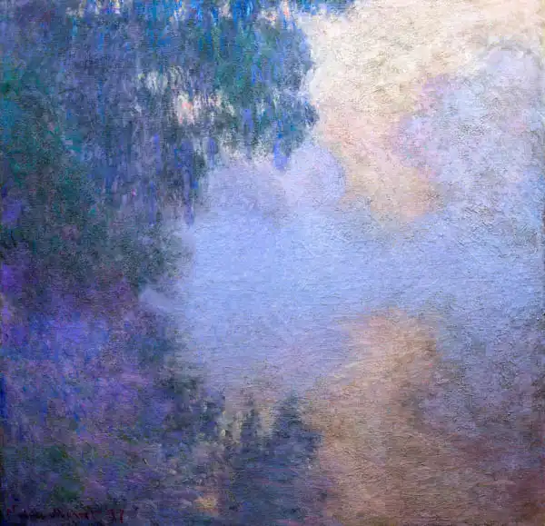 Claude Monet: Monet branch of seine near giverny | Landscapes