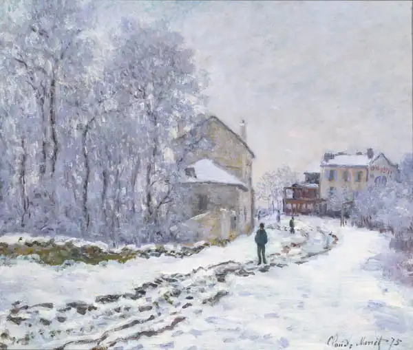 Monet, Claude: Sníh v Argenteuil