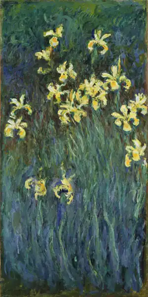 Monet, Claude: Žluté kosatce