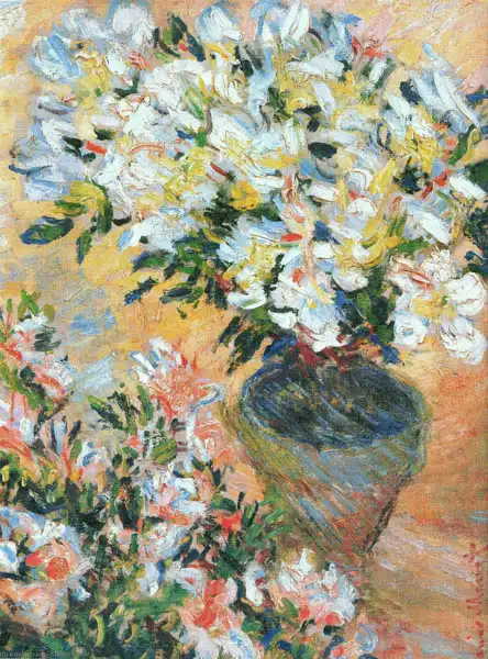 Monet, Claude: Azalées blanches en pot