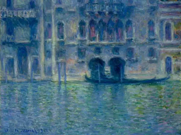 Monet, Claude: Palazzo da Mula v Benátkách