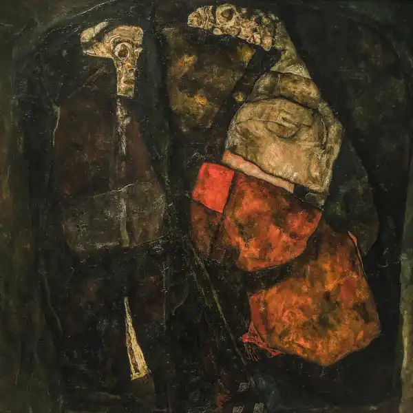 Schiele, Egon: Těhotná žena a Smrt