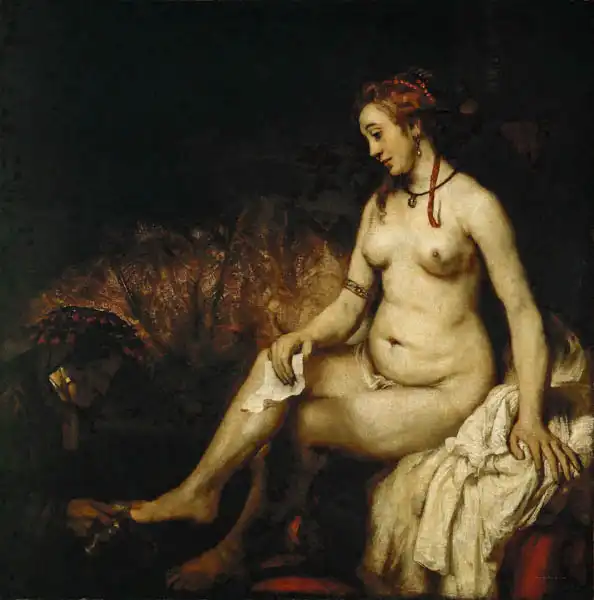 Rembrandt, van Rijn: Bathshebina koupel