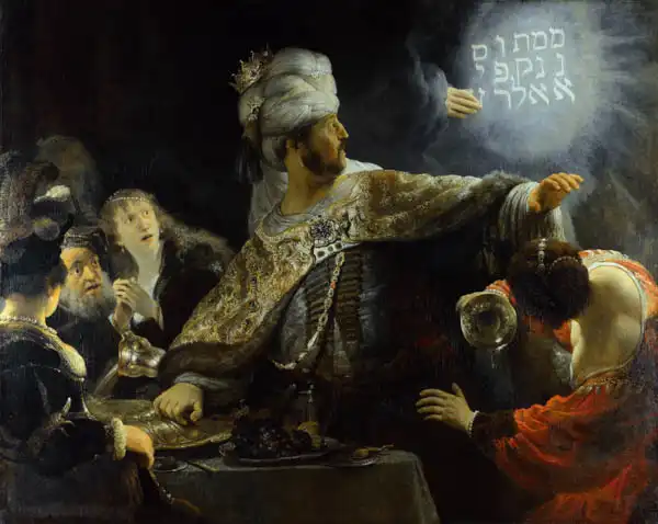 Rembrandt, van Rijn: Belshazzarova oslava