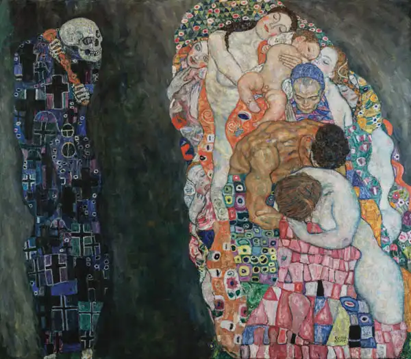 Klimt, Gustav: Smrt a život