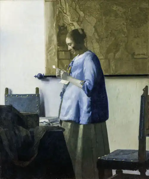 Vermeer, Jan: Žena s dopisem