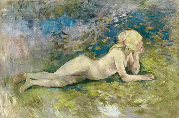 Morisot, Berthe: Bergère nue allongée