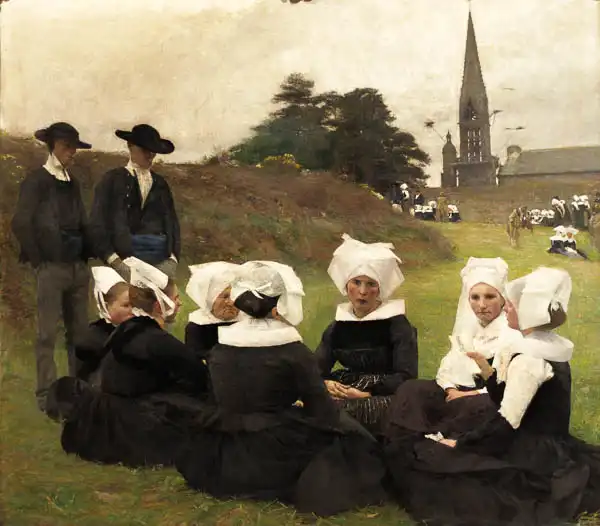 Dagnan-Bouveret, Pascal A.: Les Bretonnes au Pardon Pascal-Adolphe