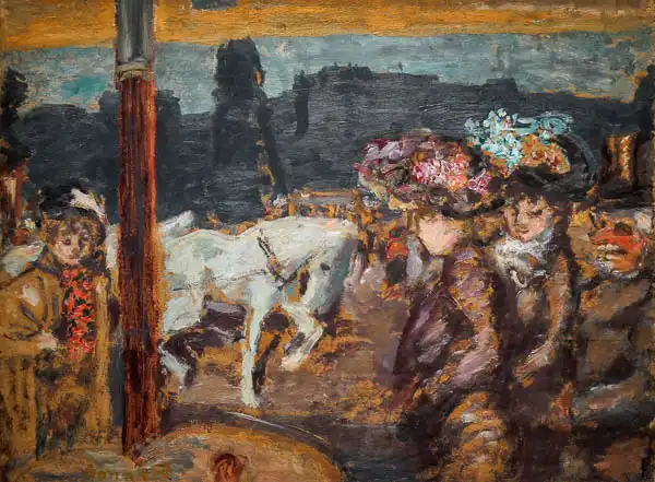 Bonnard, Pierre: Chevaux et filles dans les bois