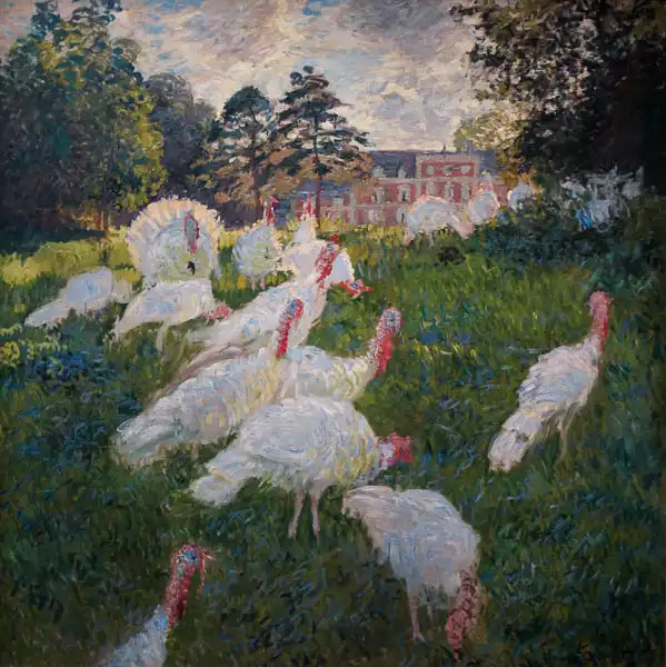Monet, Claude: Králík a kuřata