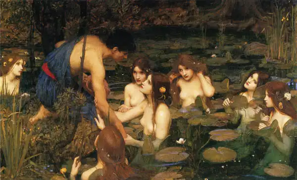 Waterhouse, J. W.: Hylas and the nymphs