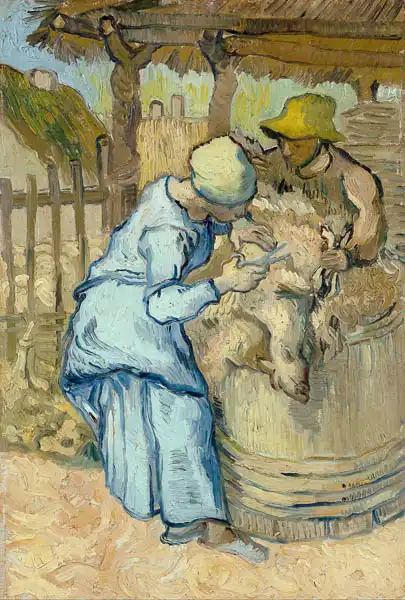 Gogh, Vincent van: Les tondeurs de moutons