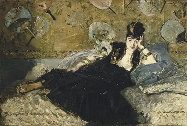 Manet, Edouard: Femme avec des ventilateurs