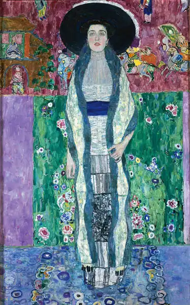  Gustav Klimt Portrait of Mrs Adele Blochbauer Art