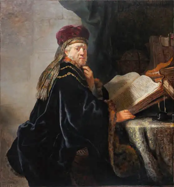 Rembrandt, van Rijn: Učenec ve studovně
