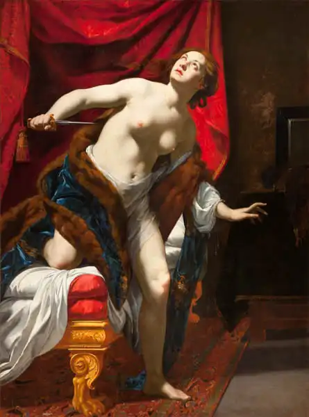 Vouet, Simon: Sebevražda Lukrécie