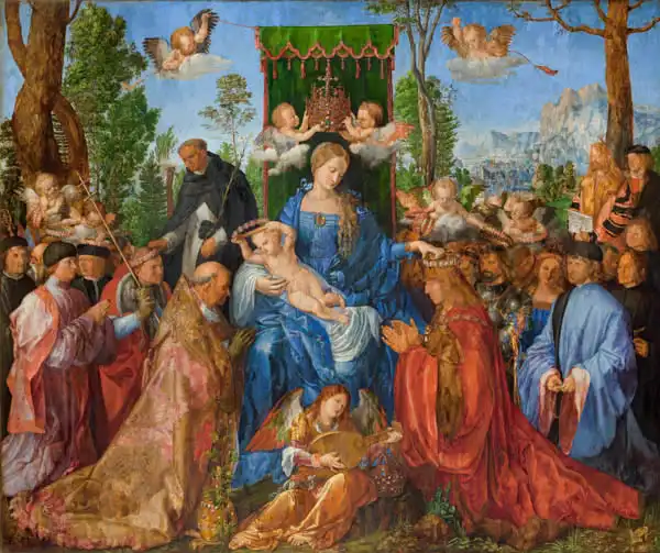 Dürer, Albrecht: Růžencová slavnost