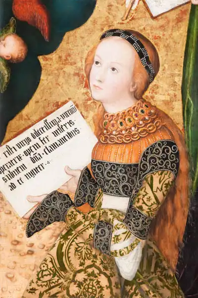 Cranach, Lucas: Sv. Kristina