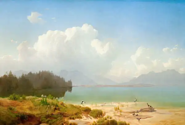 Haushofer, Max: Matin sur le Chiemsee