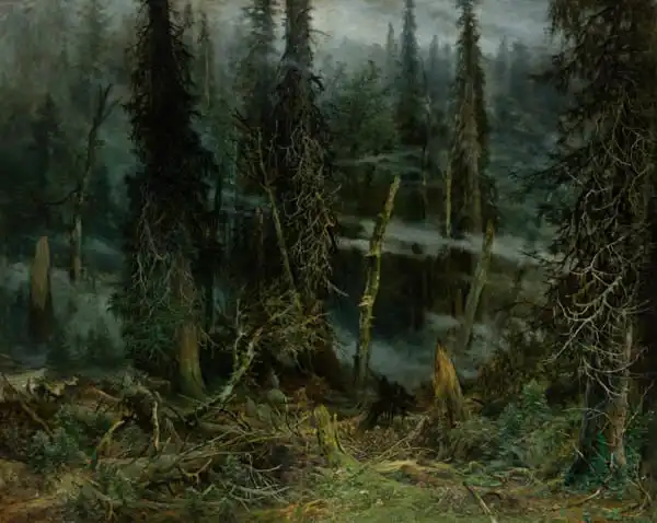 Mařák, Julius: Šumavský prales
