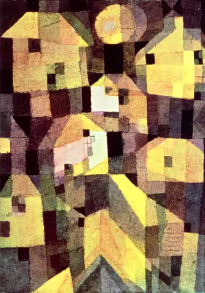 Klee, Paul: Abstraktní kompozice domů