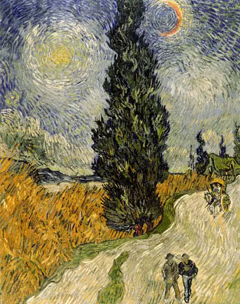 Gogh, Vincent van: Cesta s cypriši