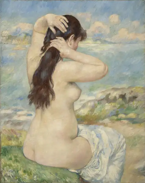 Renoir, Auguste: Česání vlasů po koupeli