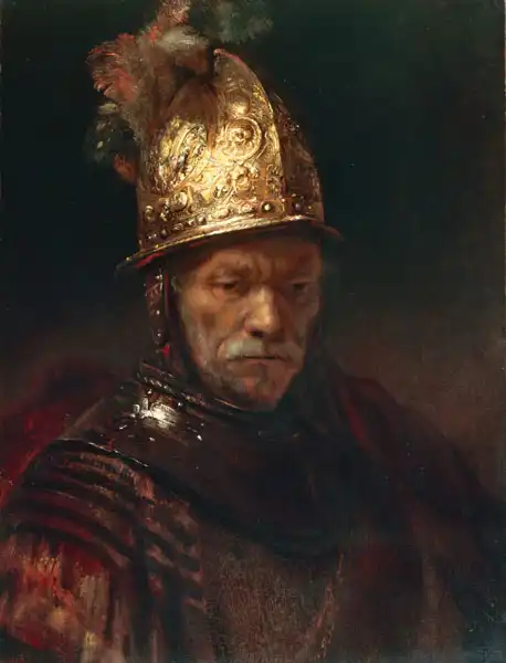 Rembrandt, van Rijn: Muž se zlatou helmou