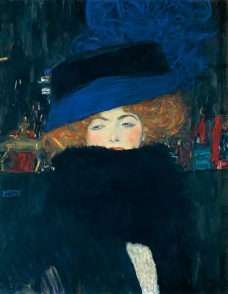 Klimt, Gustav: Lady with a hat