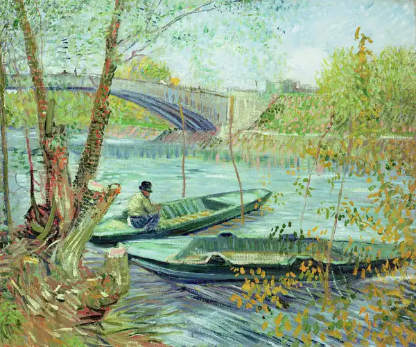 Gogh, Vincent van: Jarní rybáření na Pont de Clichy