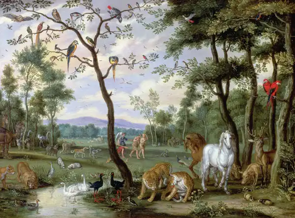 Brueghel, Jan (ml.): V ráji