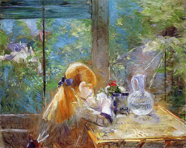 Morisot, Berthe: Dívka na verandě