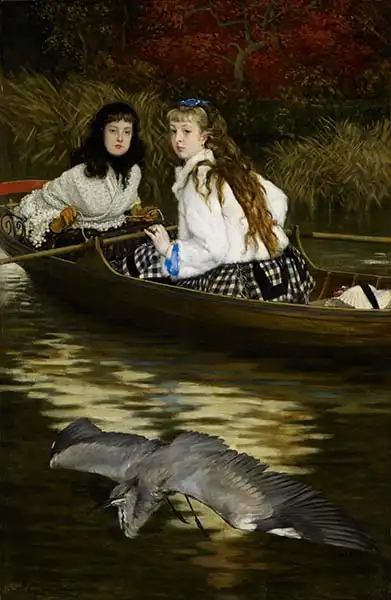 James Jacques Joseph Tissot On the Thames a Heron c.1871 72