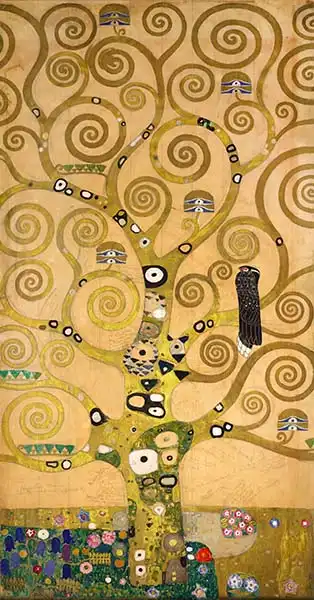 Klimt, Gustav: Stoclet Frieze 4 - Strom života