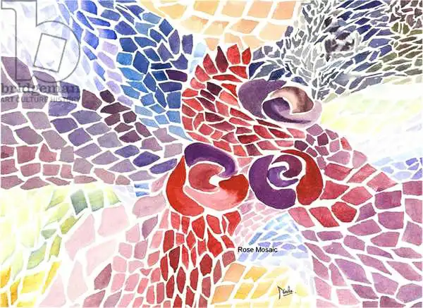 Pushparaj, Neel: Mosaïque de rose
