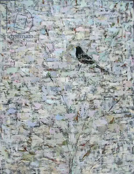 Addinall, Rut: Blackbird in Tree