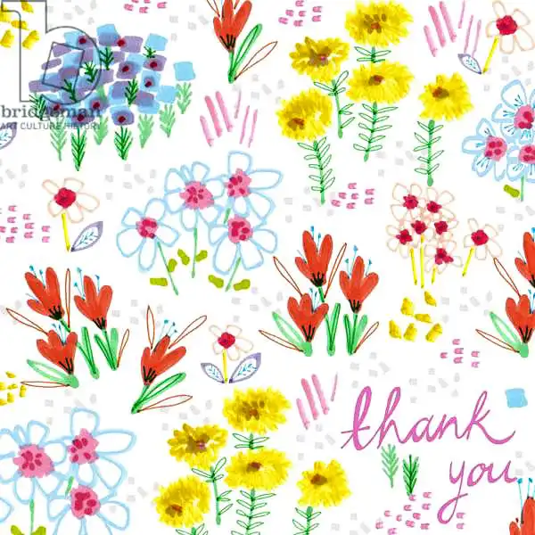 Chambers, Jo: Floral Garden - Thank You