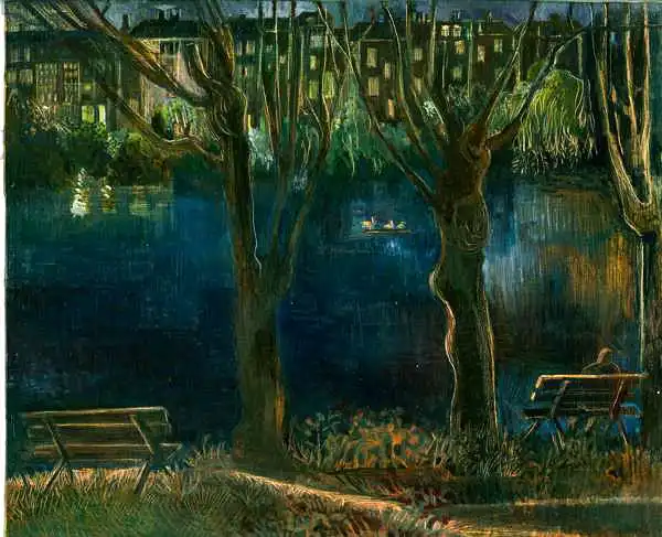 Kuper, Mar: The pond, South End Green